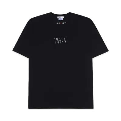 SE7EN x F-LAGSTUF-F EMBROIDERY Tee "BLACK"