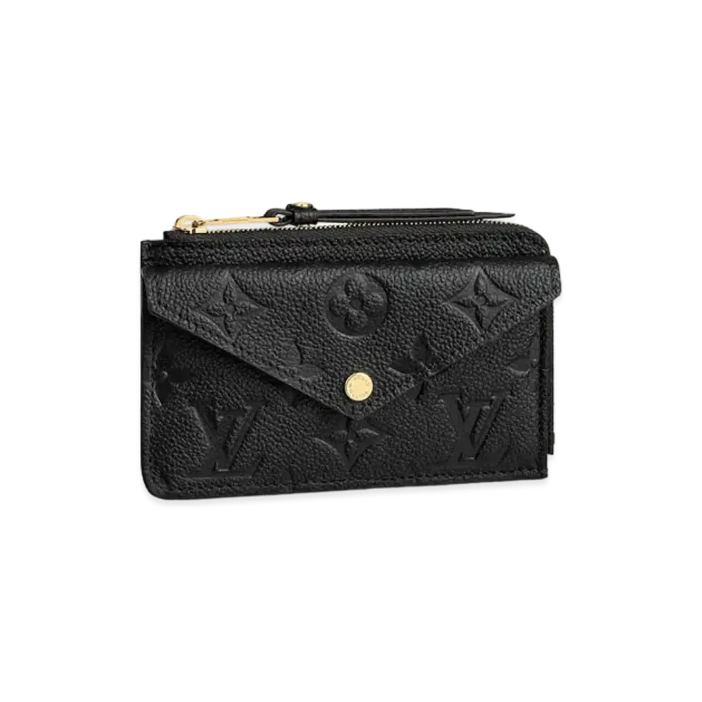 Louis Vuitton Monogram Empreinte Card Holder Recto Verso "Noir"