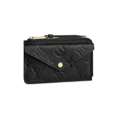 Louis Vuitton Monogram Empreinte Card Holder Recto Verso "Noir"