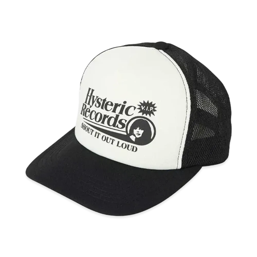HYSTERIC GLAMOUR Hysteric Records Mesh Cap "Black" 02231QH03