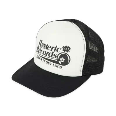 HYSTERIC GLAMOUR Hysteric Records Mesh Cap "Black" 02231QH03