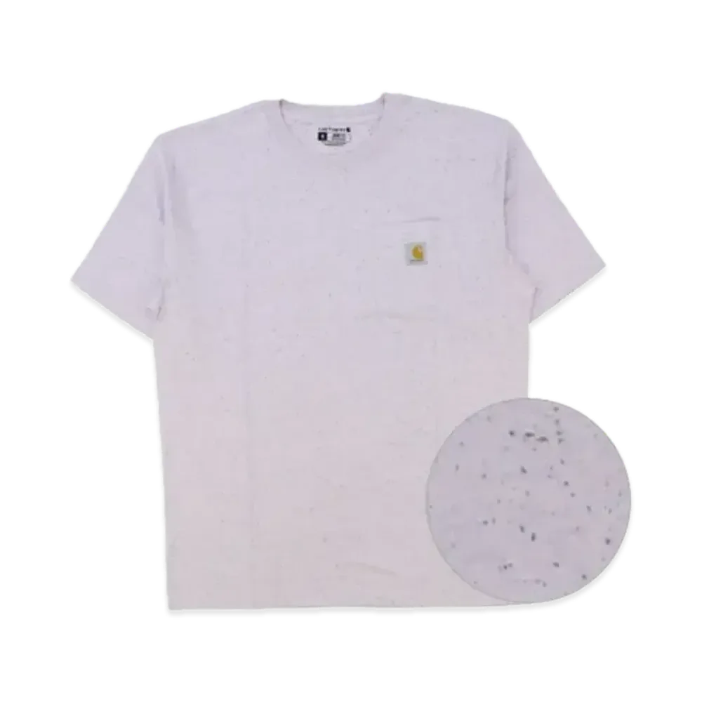 カーハート リラックスフィット ヘビーウェイト ショートスリーブ ポケット Tシャツ "アメシストフロッグネップ"