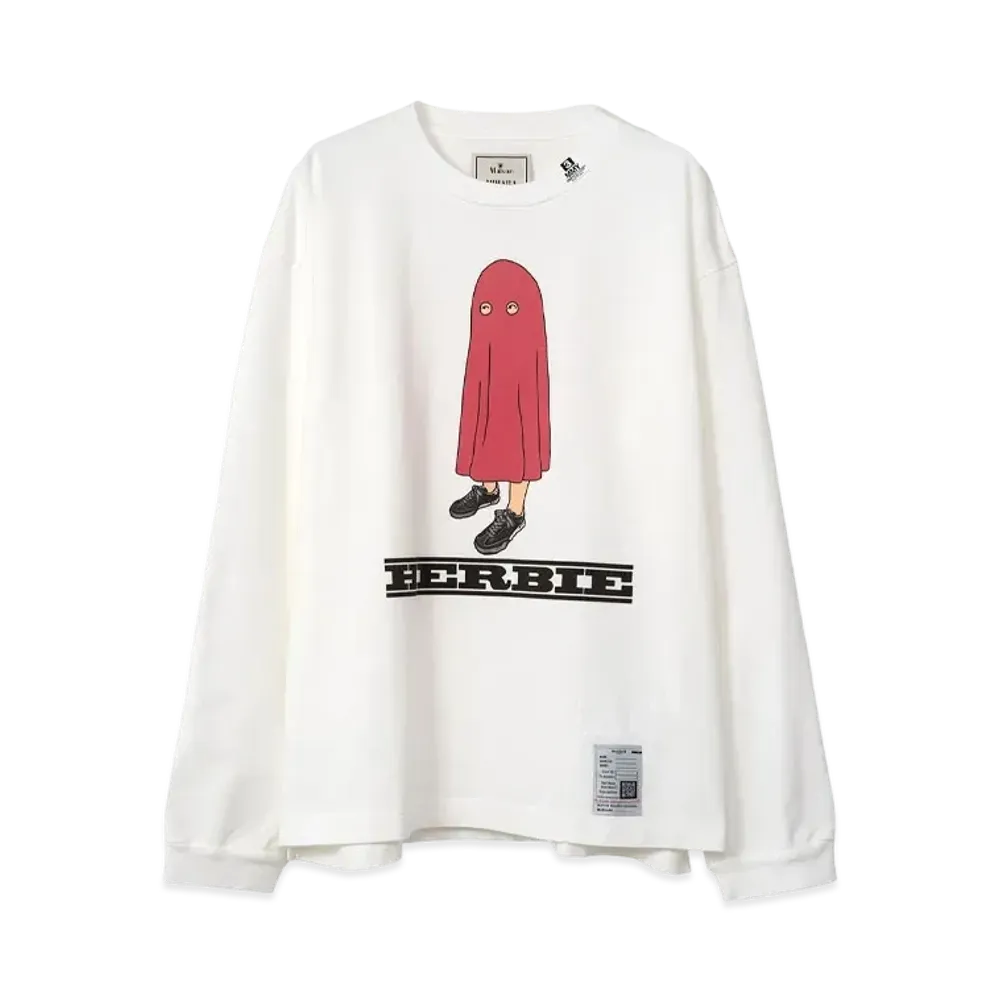Maison MIHARA YASUHIRO Herbie Printed Long Sleeve T-Shirt "White"
