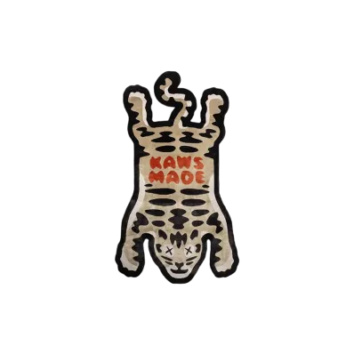 HUMAN MADE x KAWS Kaws Made Tiger Silk Rug "Gray"