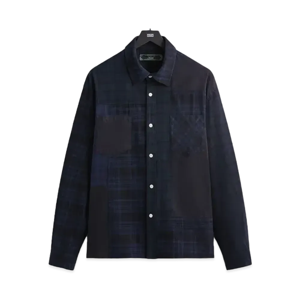 Kith Patchwork Jaydin Buttondown Shirt "Nocturnal"