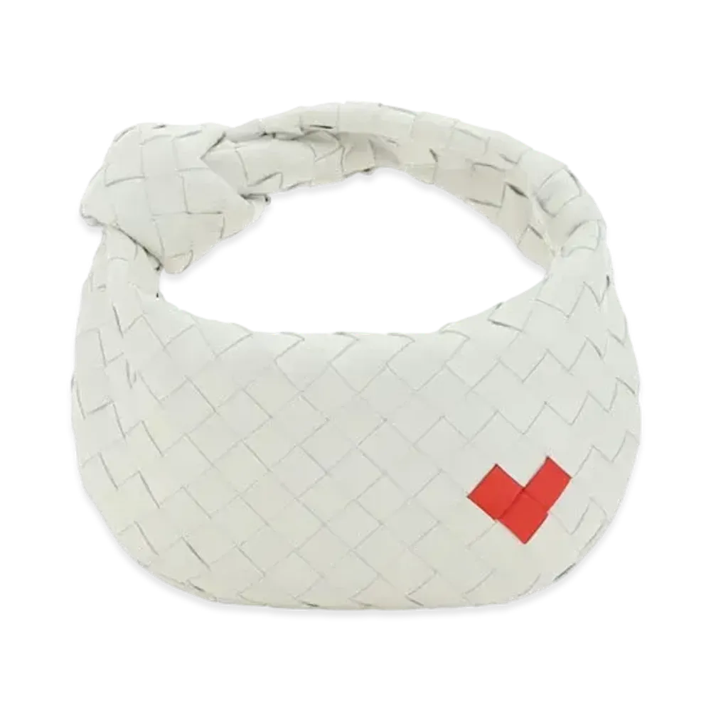 Bottega Veneta Mini Jodie "White/Vernis"