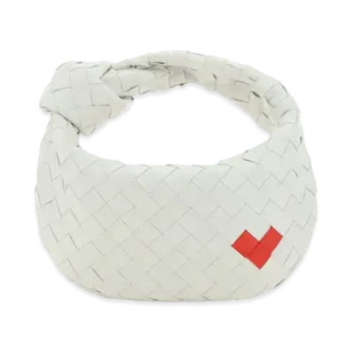 Bottega Veneta Mini Jodie "White/Vernis"