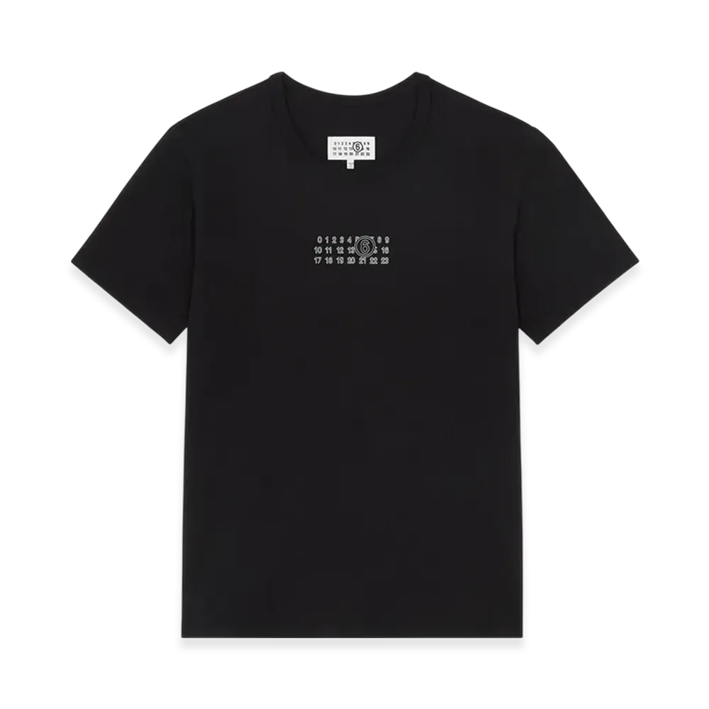 MM6 Maison Margiela Men's Numbered T-Shirts "Black"