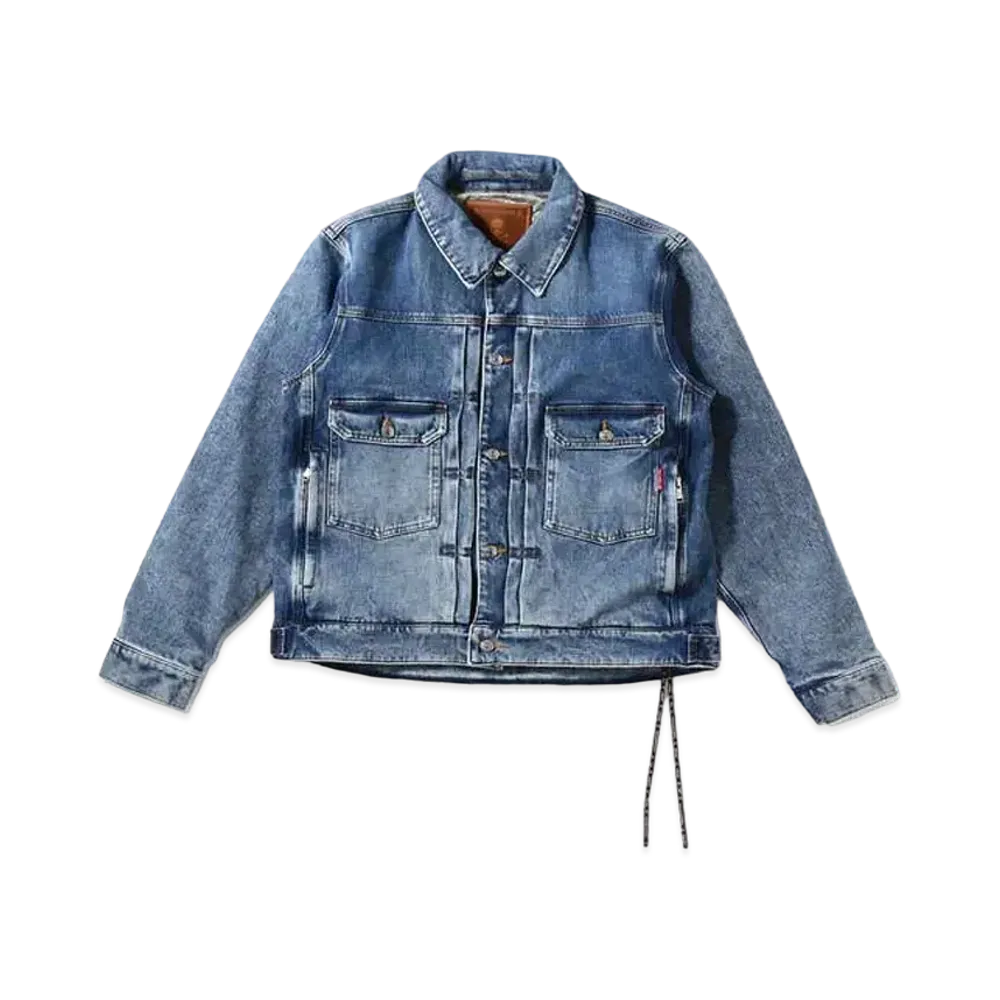 mastermind JAPAN 2 Way Stretch Trucker Jacket "Indigo"