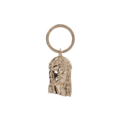 BlackEyePatch Jesus Plated Keychain "Gold"