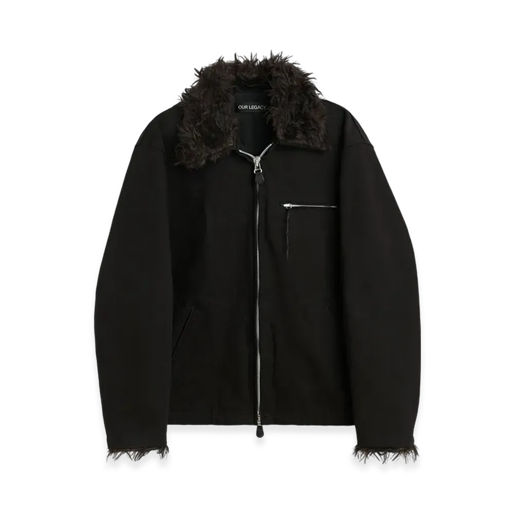 OUR LEGACY Women's Constructor Jacket "Black Canvas"
