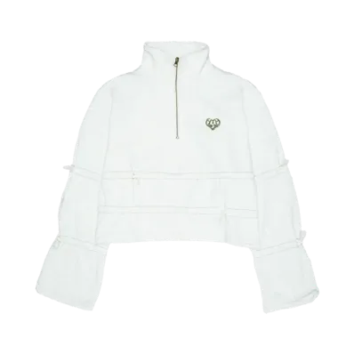 HTH Draw cord half zip sweat "ASH"