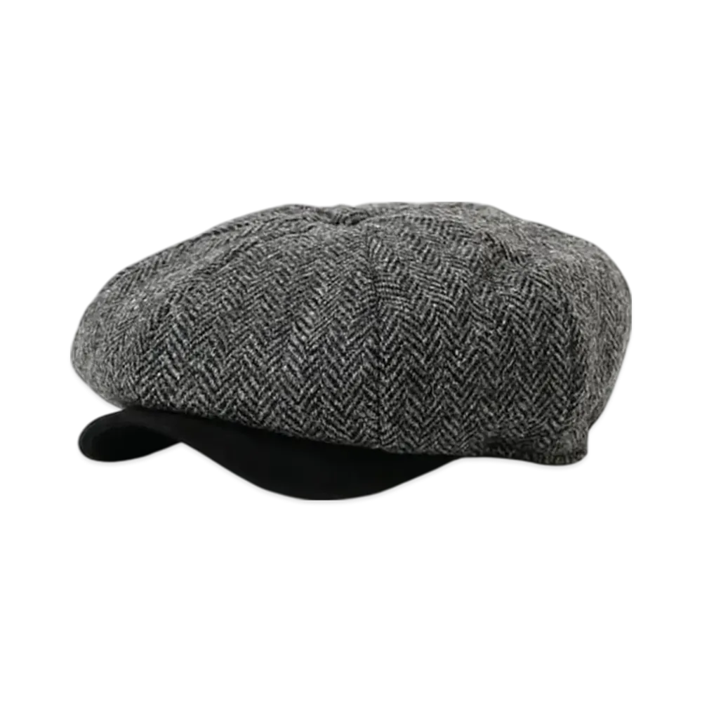 BEAMS Casket Wool Herringbone "Gray"