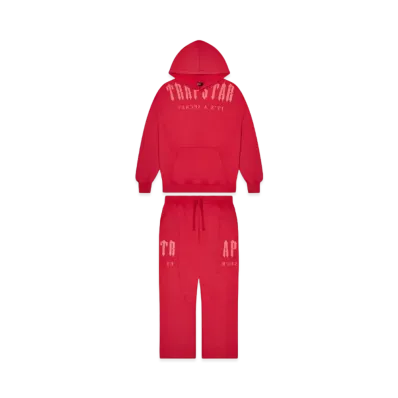 TRAPSTAR PRE ORDER Deconstructed Decoded Tracksuit "Red"