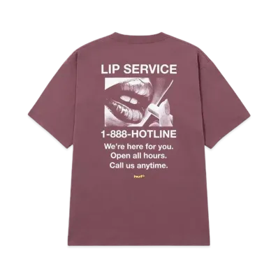HUF Hotline Tee "Dark Purple"