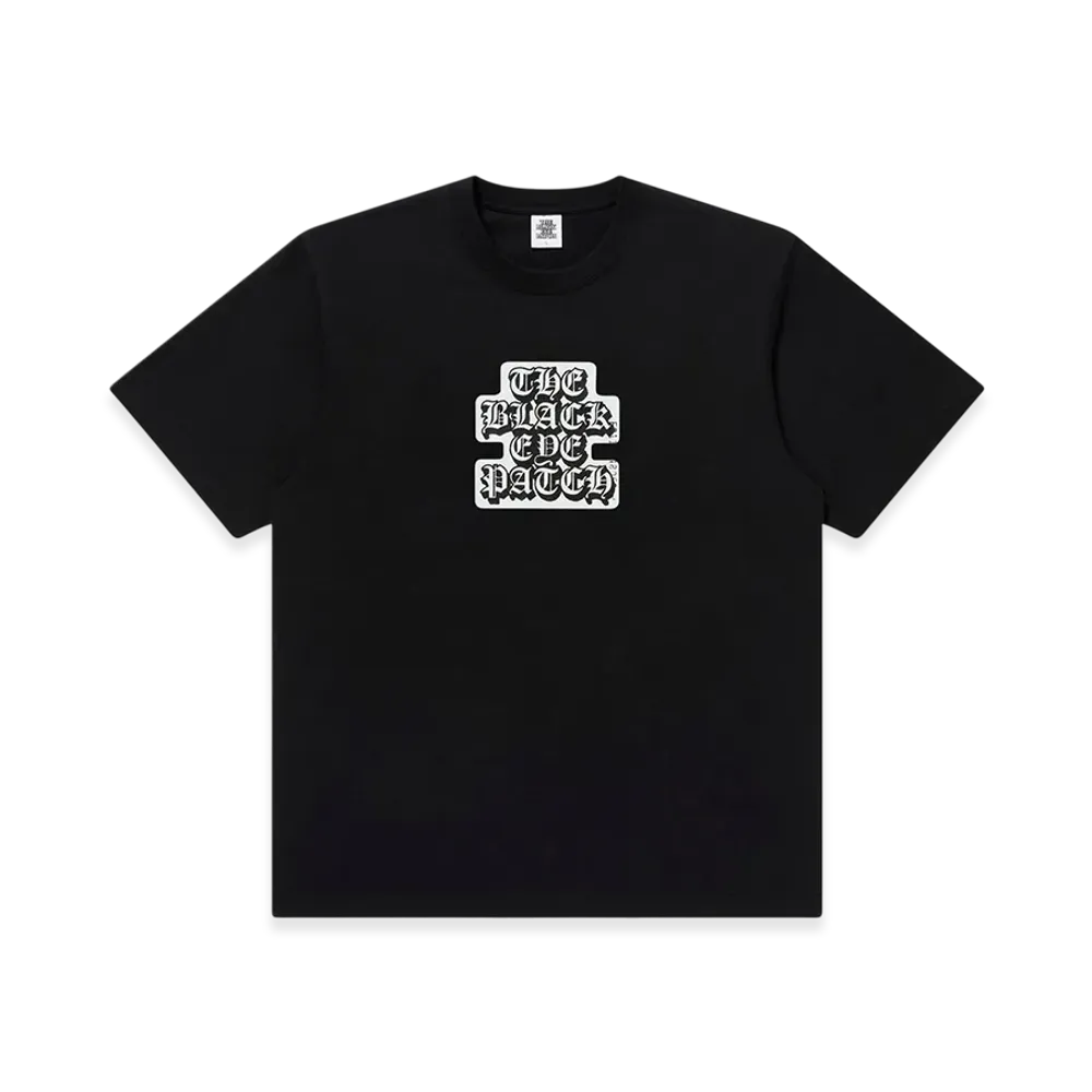 BlackEyePatch Blackletter Og Label Tee "Black"