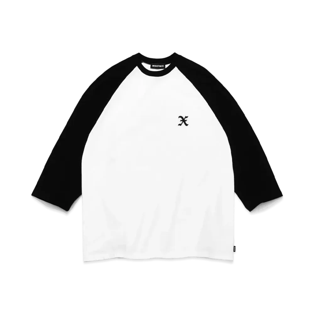 GOD SELECTION XXX Raglan Sleeve T-Shirt GX-A24-RT-01 "White"