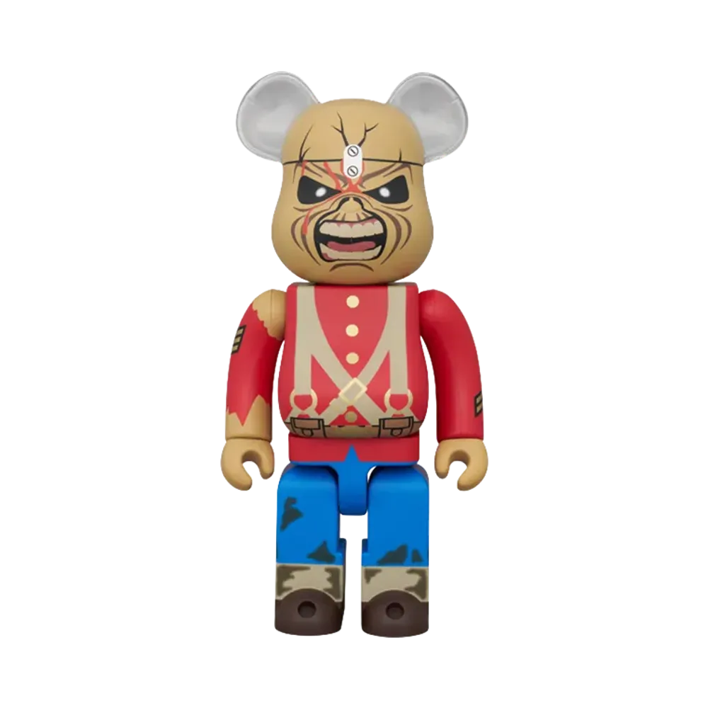 MEDICOM TOY "BEARBRICK" -Iron Maiden- Eddie “The Trooper” 400%