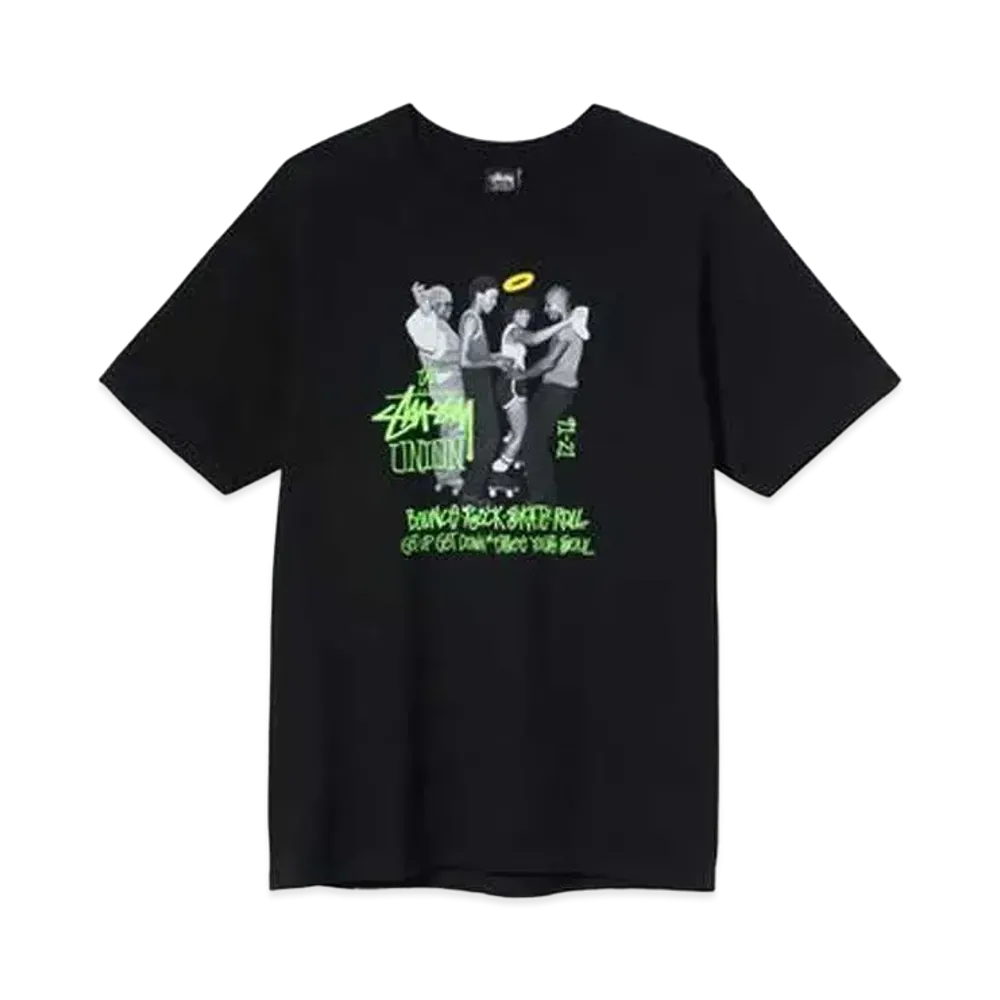 UNION x Stussy Free Your Soul T-shirt "Black"