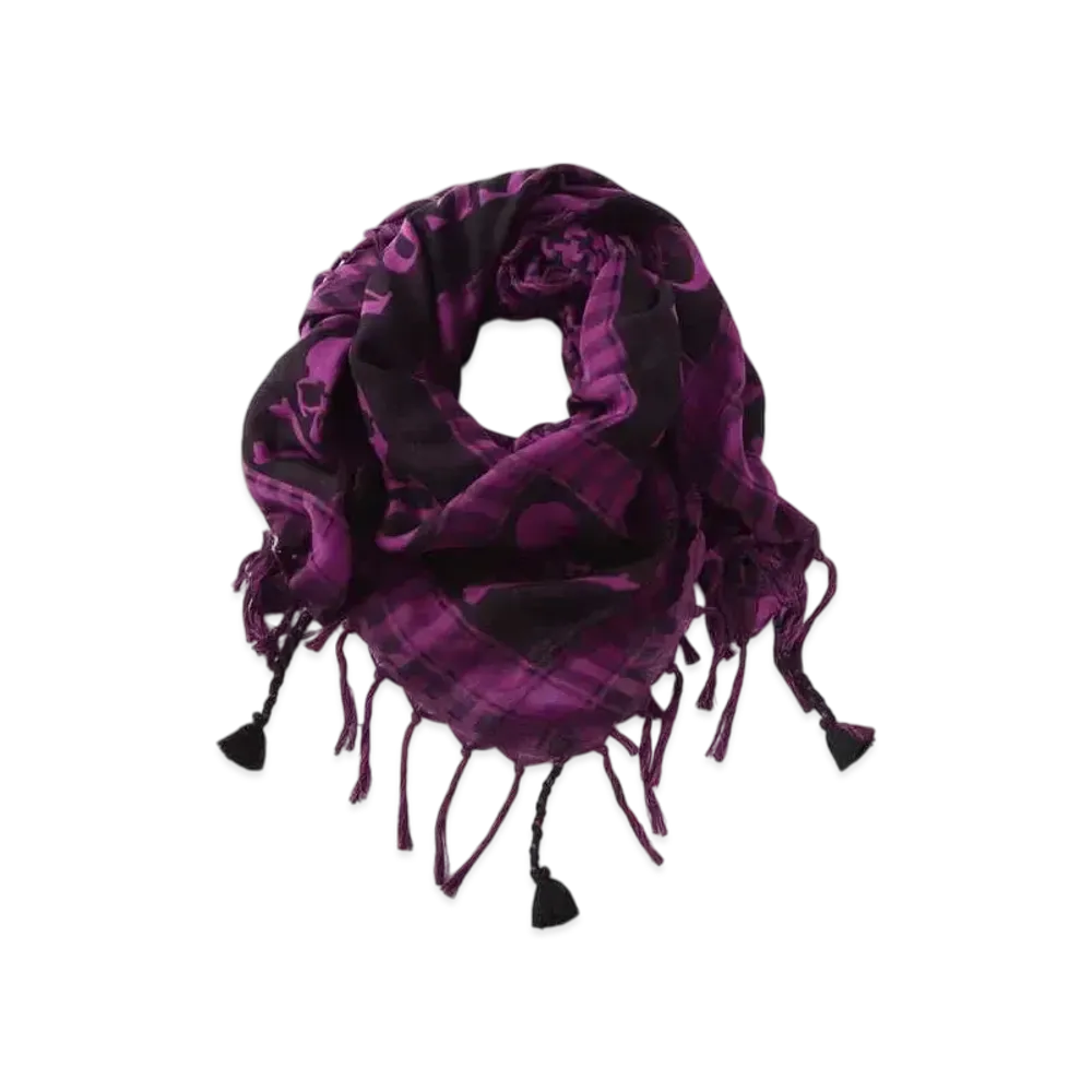 mastermind WORLD Fringe Stole "Purple"