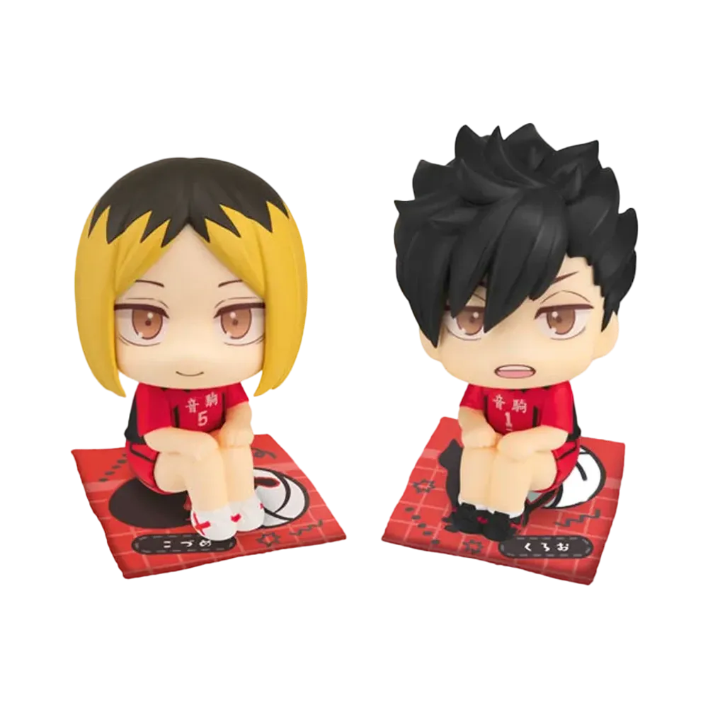 MegaHouse "Lookup" -Haikyu!!- Kenma Kozume / Tetsuro Kuroo: Uniform Ver. Limited edition with a cushion