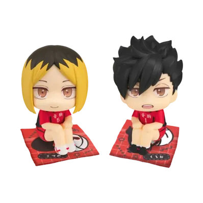 MegaHouse "Lookup" -Haikyu!!- Kenma Kozume / Tetsuro Kuroo: Uniform Ver. Limited edition with a cushion