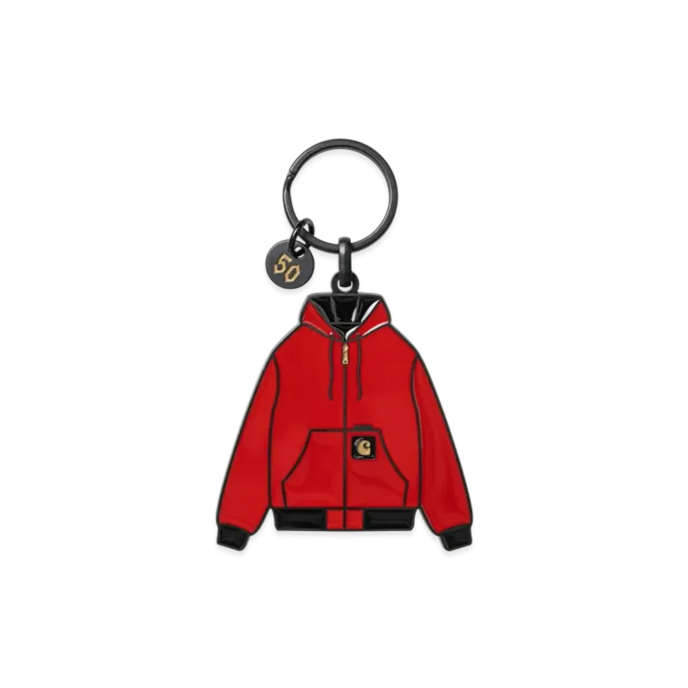 Carhartt WIP OG Active Jacket 50th Anniversary Edition Keychains "Red"
