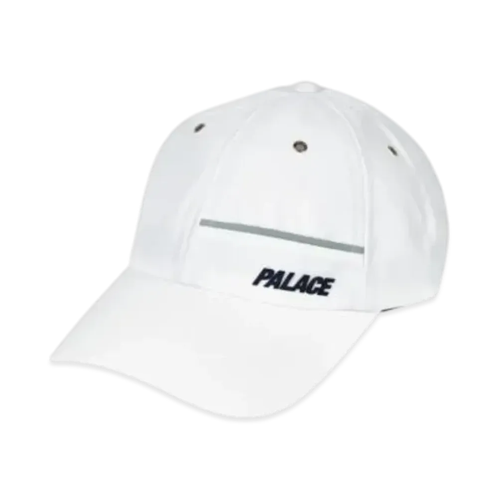 PALACE Track Shell 6-Panel "White"
