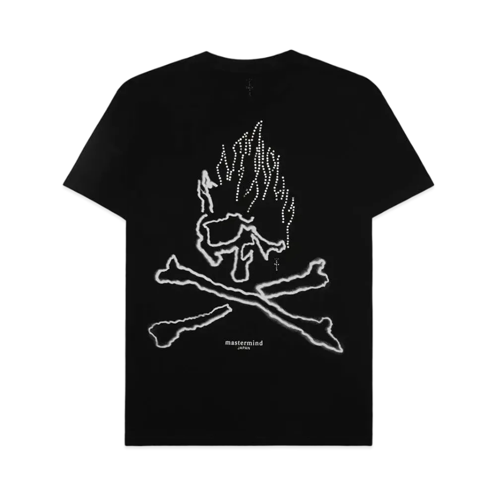 Travis Scott Cactus Jack For Mastermind Skull Tee "Black"