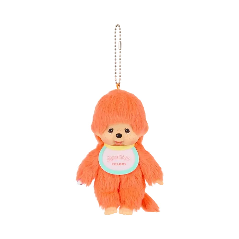 Sekiguchi Monchhichi COLORS Keychain Orange Boy