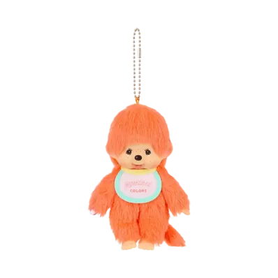 Sekiguchi Monchhichi COLORS Keychain Orange Boy