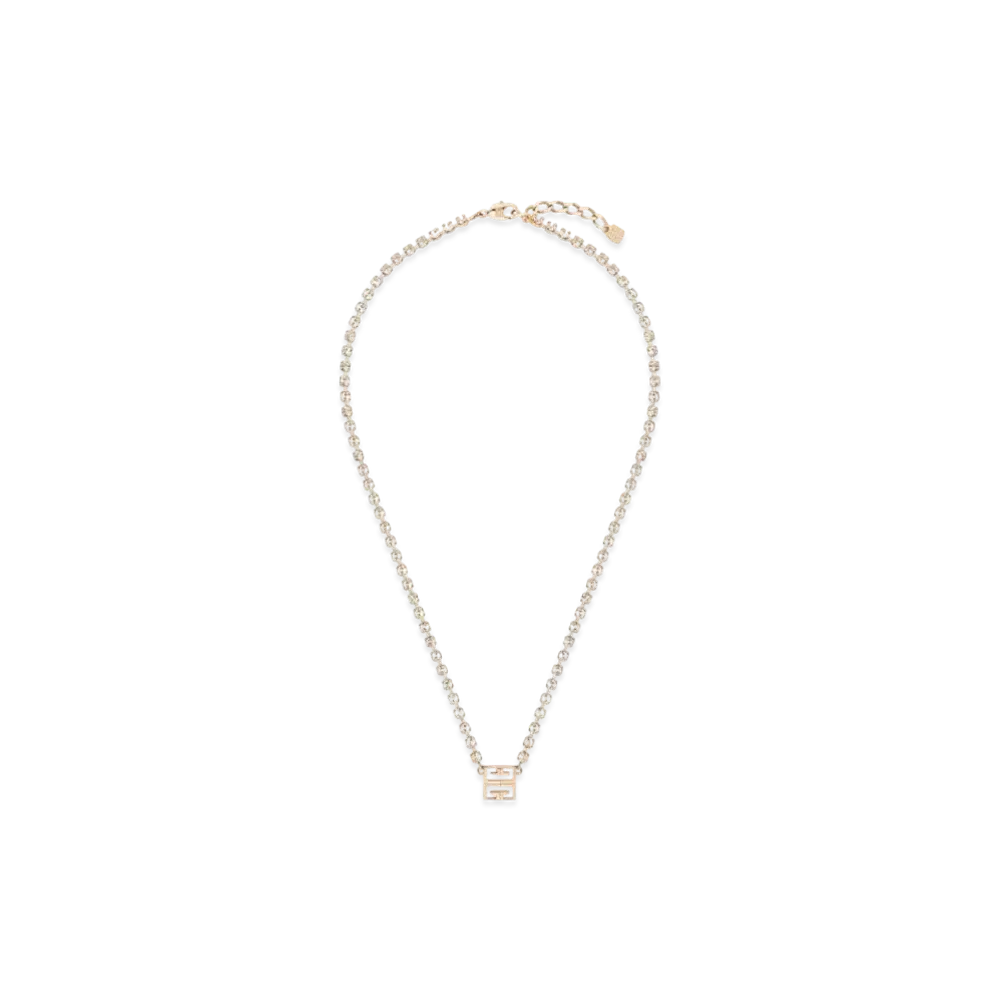 GIVENCHY 4G Necklace In Metal with Crystals "Rose Gold"