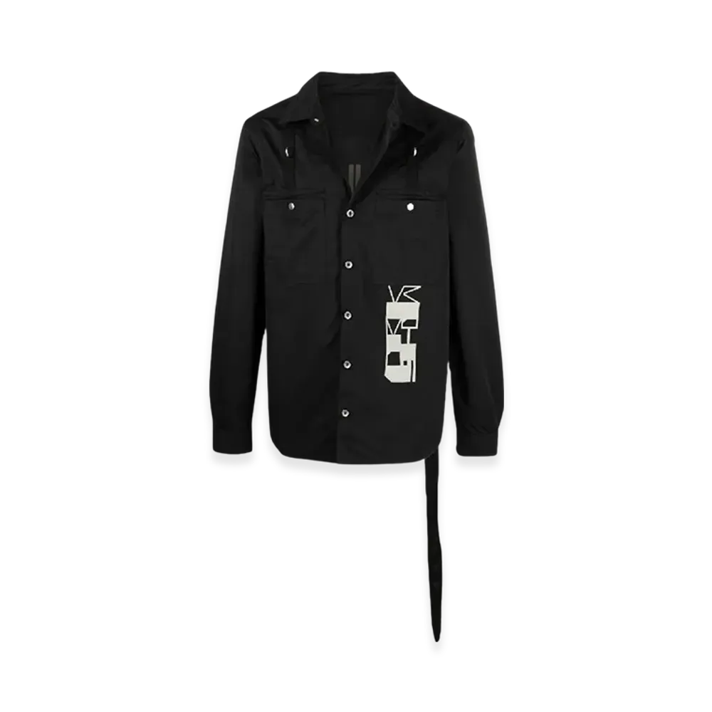 Rick Owens DRKSHDW Work Shirt "Black"
