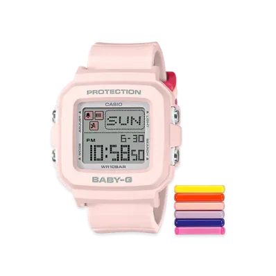 Casio G-Shock Baby-G Plus BGD-10 Digital L Watch With Band Loop "Pink"