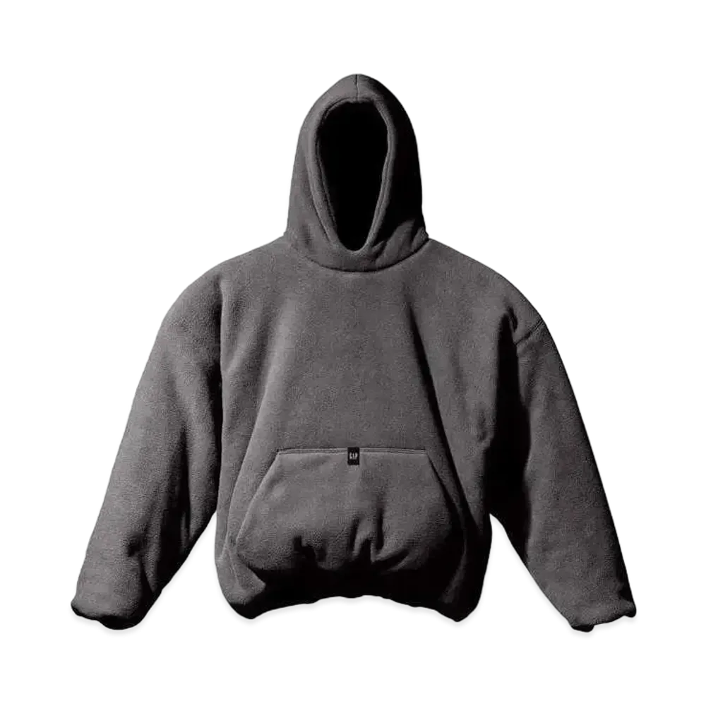 YEEZY GAP Polar Fleece Padded Hoodie "Dark Grey"
