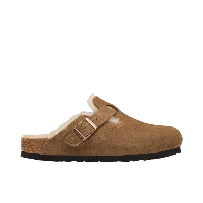 BIRKENSTOCK Boston Shearling "Dark Tea"