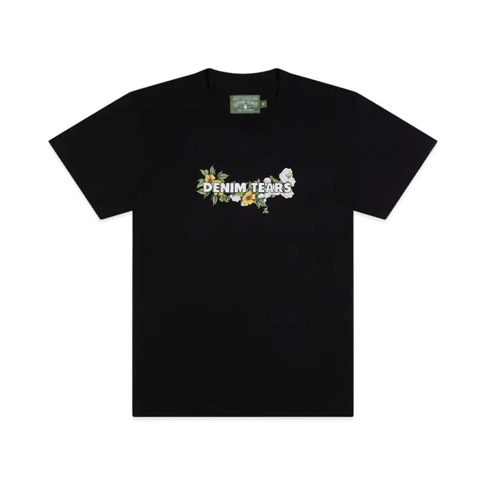 DENIM TEARS Logo Tee "Black"
