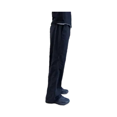 Student Apathy Nylon side zip pants "BLACK"