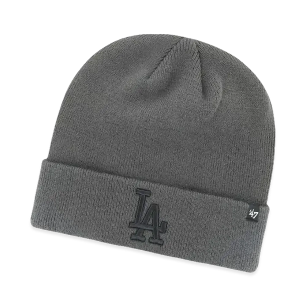 47 MLB Raised Cuff Knit "LA Charcoal"