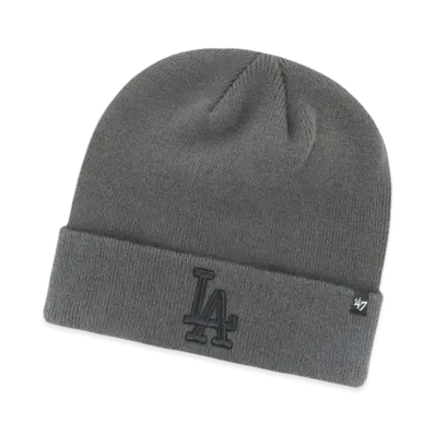 47 MLB Raised Cuff Knit "LA Charcoal"
