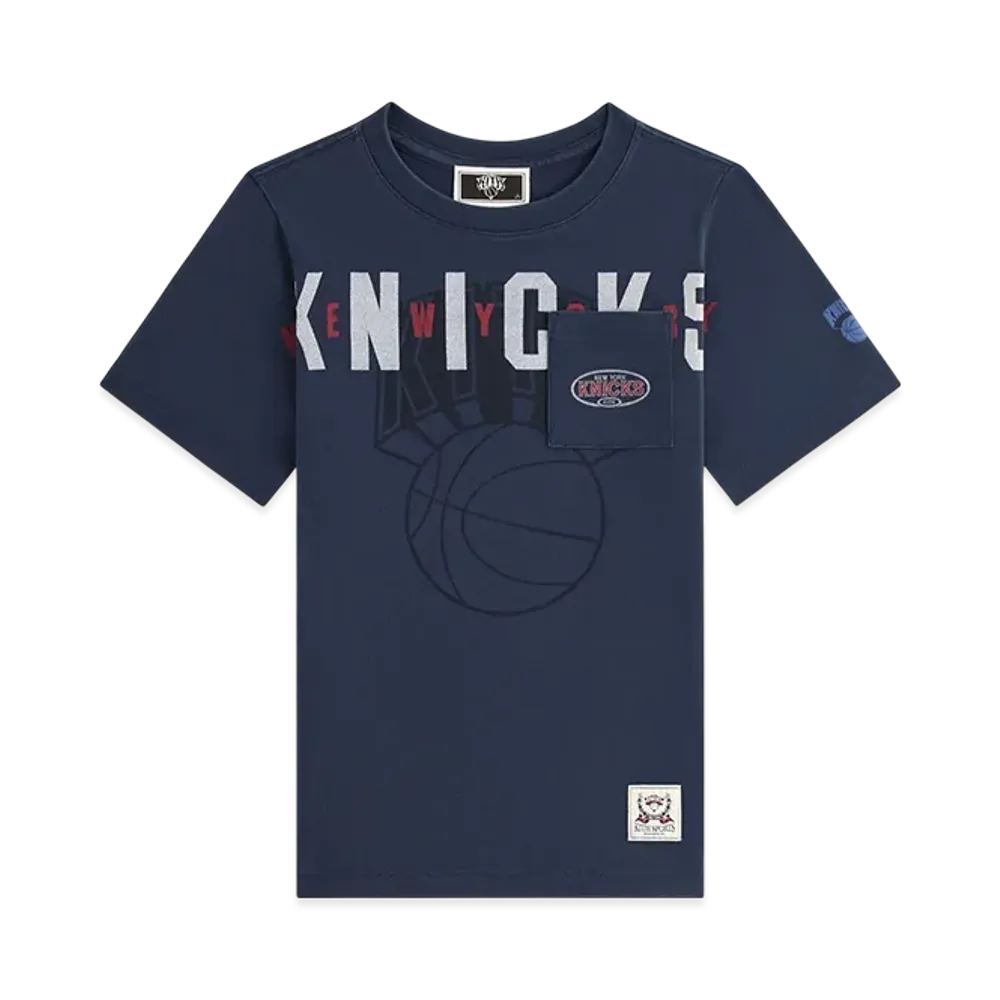 Kith Kids for the New York Knicks Vintage Pocket Tee "Nocturnal"