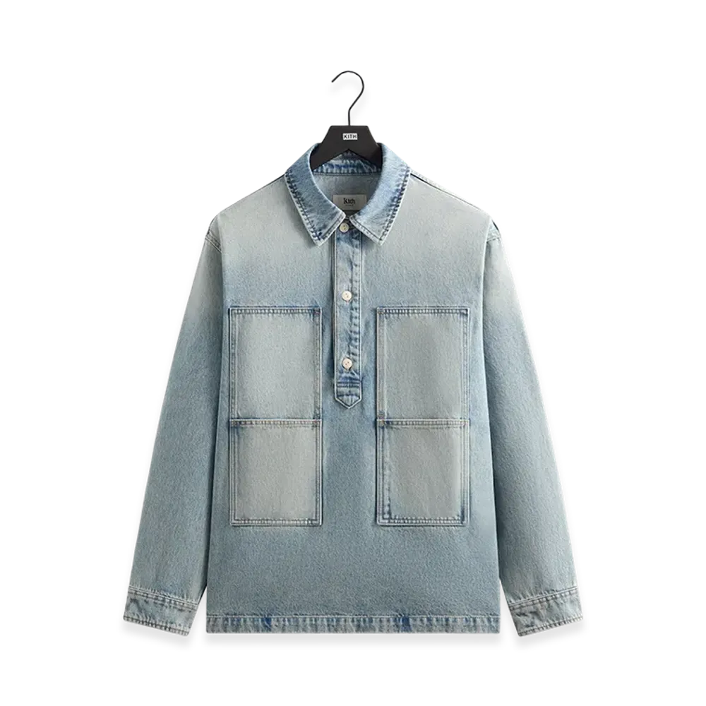 Kith Denim Paterson Pullover Shirt "Bailey Wash"
