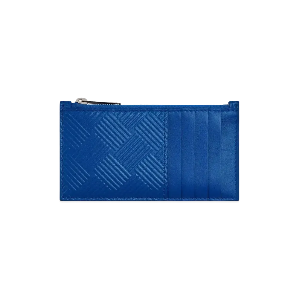 Bottega Veneta Zipped Card Holder "Cobalt"