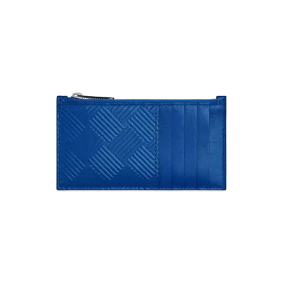 Bottega Veneta Zipped Card Holder "Cobalt"