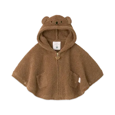 GELATO PIQUE x Dick Bruna Baby Baby Moko Poncho "Brown"