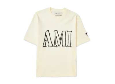 AMI PARIS Ami Paris Print T-Shirt "Off White"