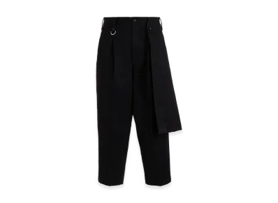 S’YTE x Dickies Straight Pants With A Removable Wrap Panel "Black"