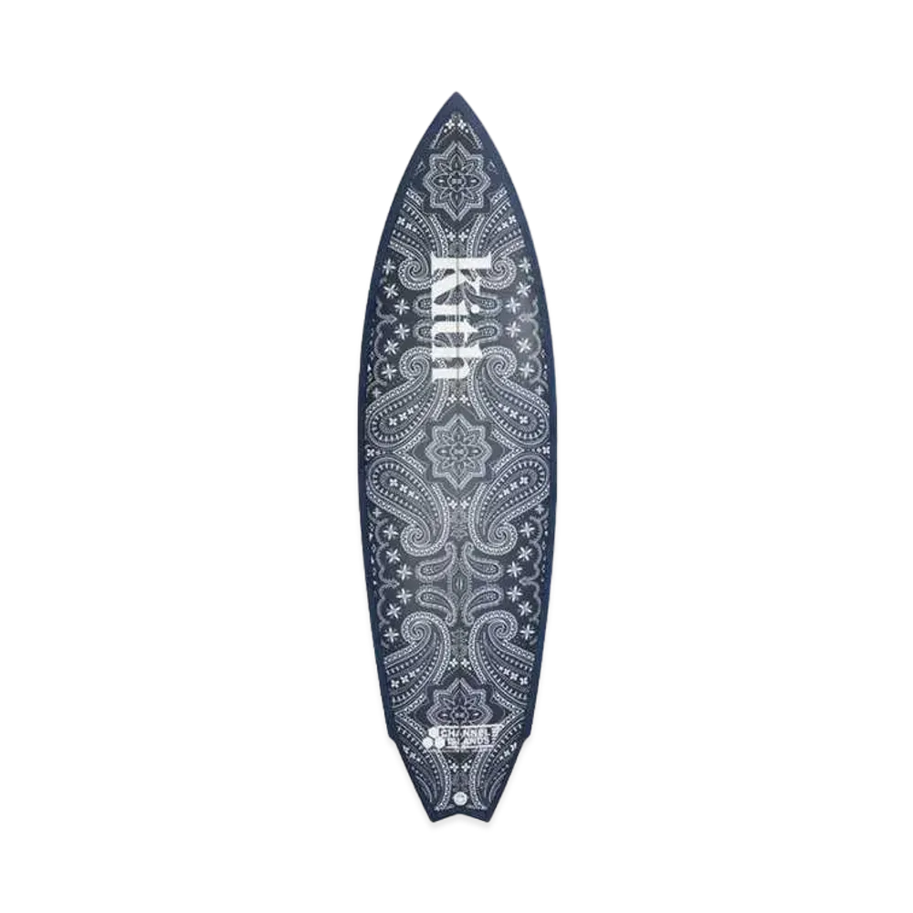 Kith x Channel Island Bandana Paisley Surfboard "Nocturnal"