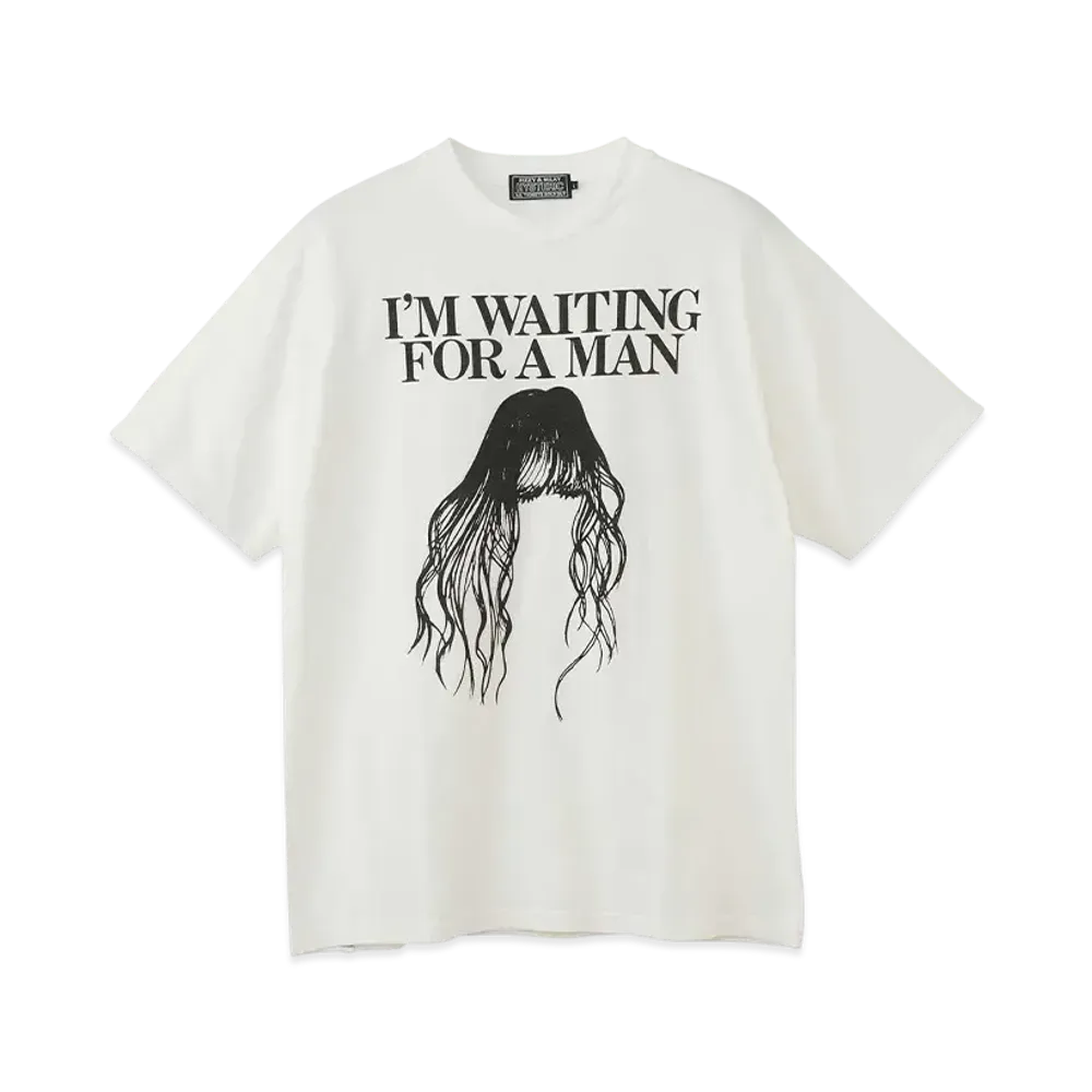 HYSTERIC GLAMOUR Johan / I'm Waiting For A Man T-Shirt "White"