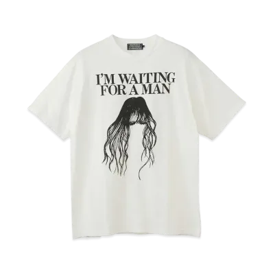 HYSTERIC GLAMOUR Johan / I'm Waiting For A Man T-Shirt "White"